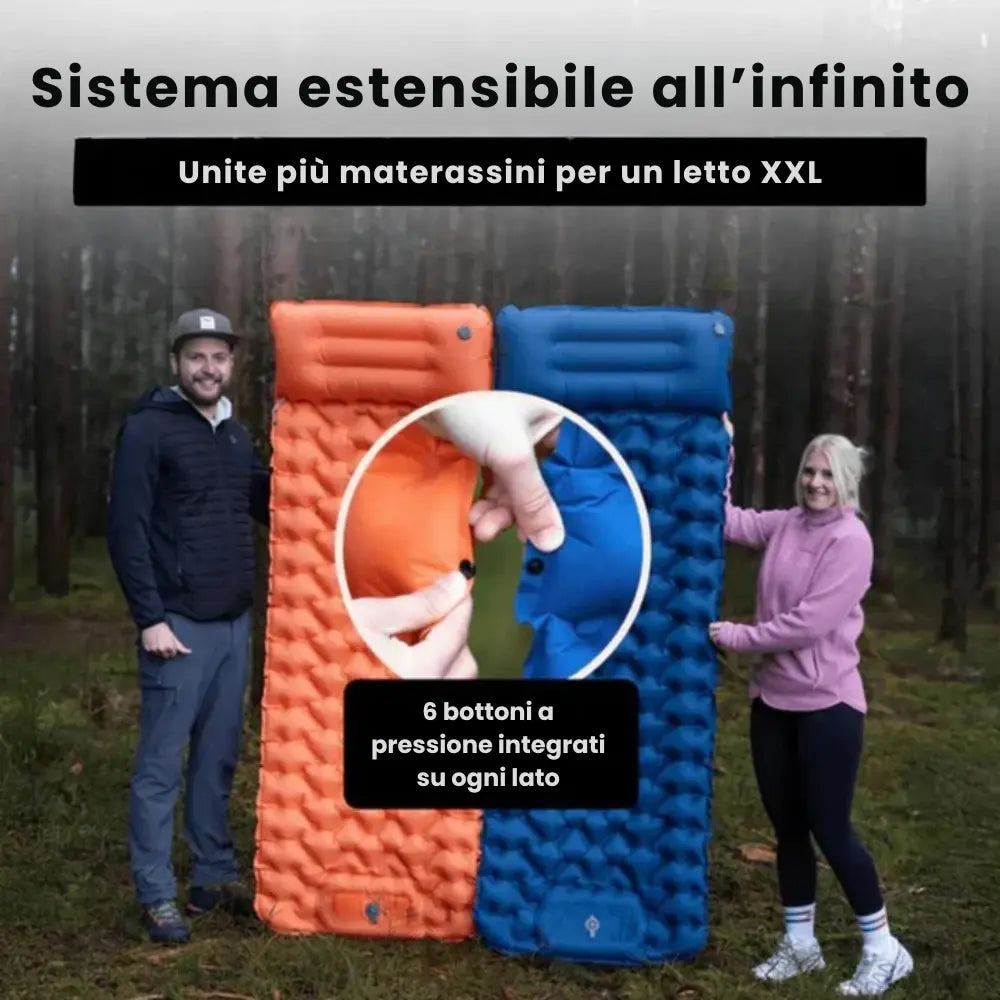 TrekRest™ | Materassino Gonfiabile Ultra Resistente con Pompa Integrata