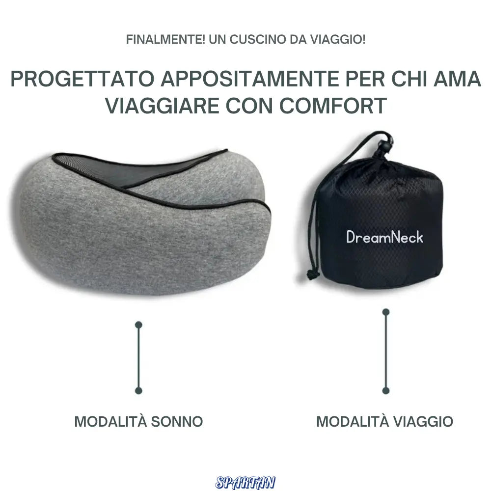 DreamNeck™ | Il Cuscino da Viaggio con Supporto 360°
