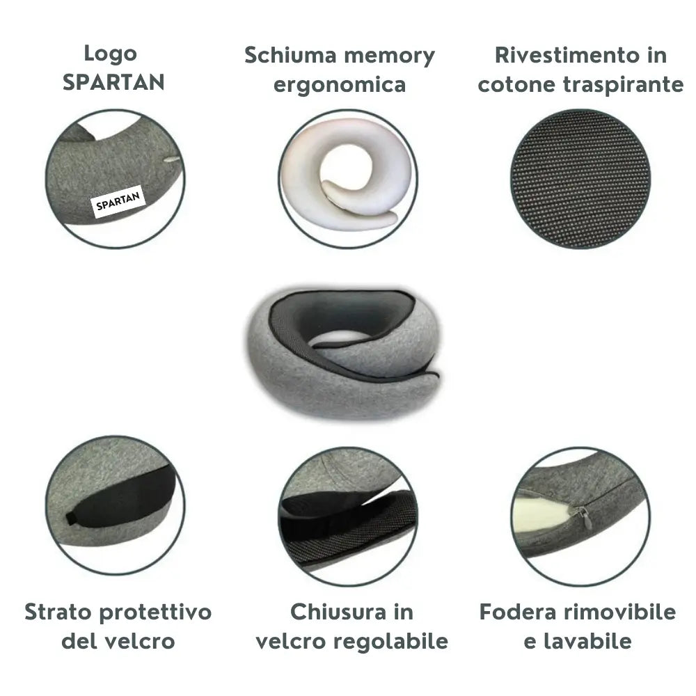 DreamNeck™ | Il Cuscino da Viaggio con Supporto 360°