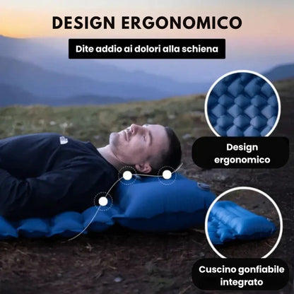 TrekRest™ | Materassino Gonfiabile Ultra Resistente con Pompa Integrata