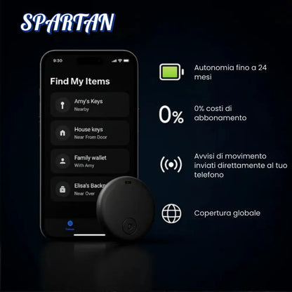 Sentinella™ | Localizzatore GPS Senza Abbonamento per Auto, Borse e Persone