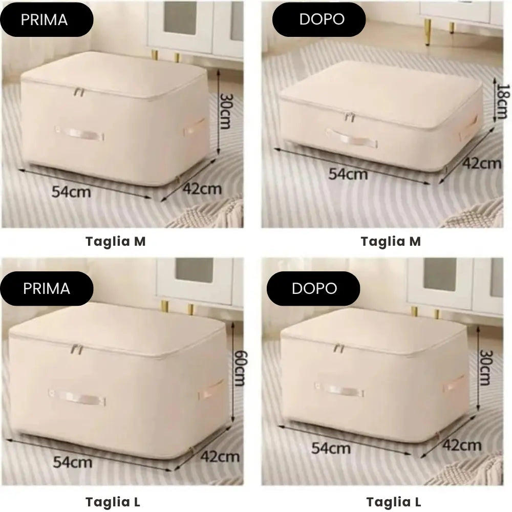 Compatta™ | Borsa Salvaspazio Definitiva per Casa e Viaggi