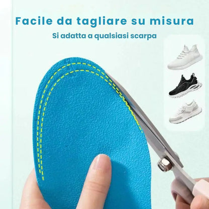 Equilibria™ | Solette Ortopediche 4D per Comfort e Sostegno Avanzato