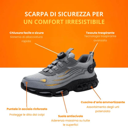 ProTrek™ | Scarpe Antinfortunistiche con Stile e Protezione Avanzata