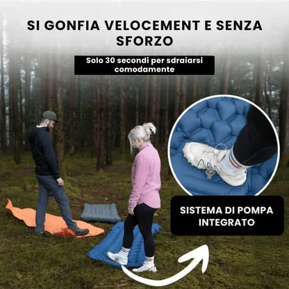 TrekRest™ | Materassino Gonfiabile Ultra Resistente con Pompa Integrata