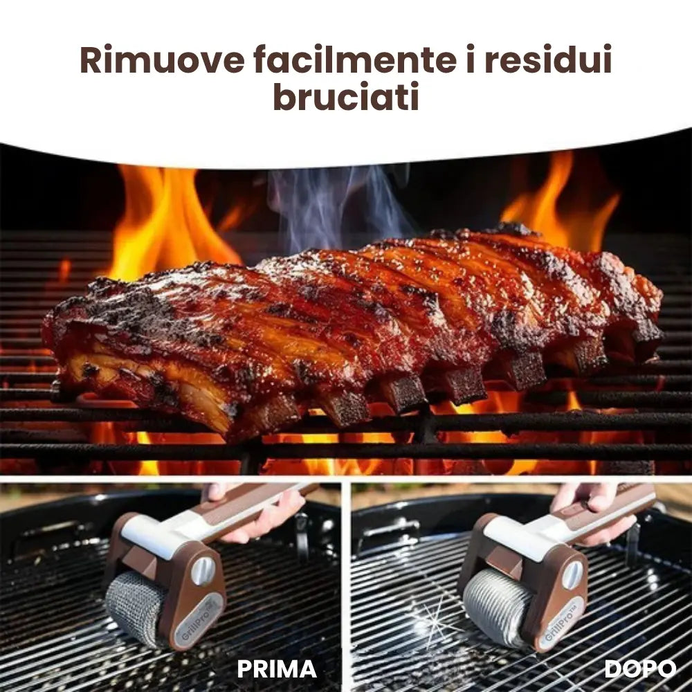 GrillPro™ | Pulitore Elettrico Senza Setole per Barbecue