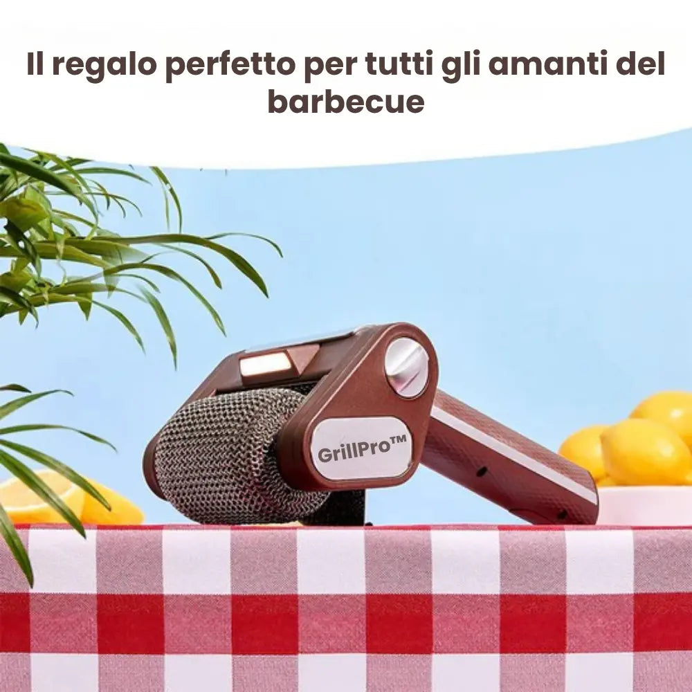 GrillPro™ | Pulitore Elettrico Senza Setole per Barbecue
